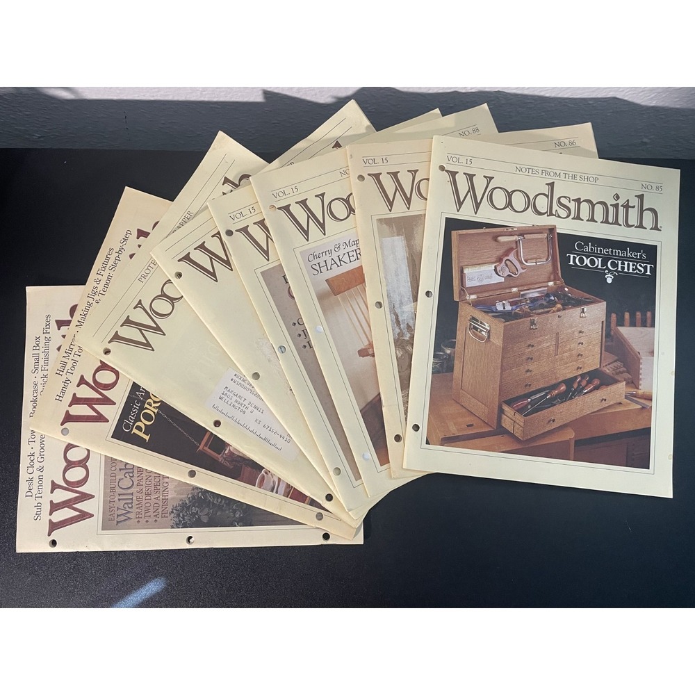 Woodsmith Woodworking Notes from the Shop Variety Lot (1993-1995)
